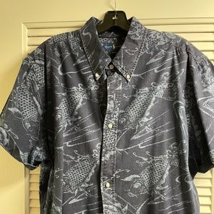 POLO RALPH LAUREN KOI PRINT SHIRT SLIM FIT XL